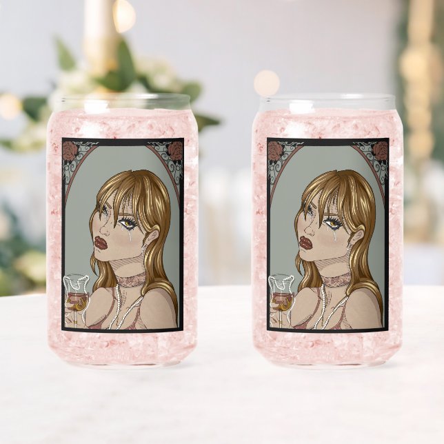 Verre Canette Art nouveau (Insitu (Mariage))