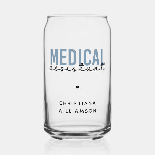 Verre Canette Assistant Médicale personnalisé MA Assistant cli