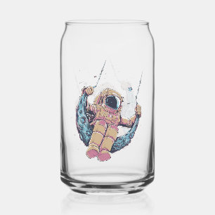 Verre Canette Astronaute