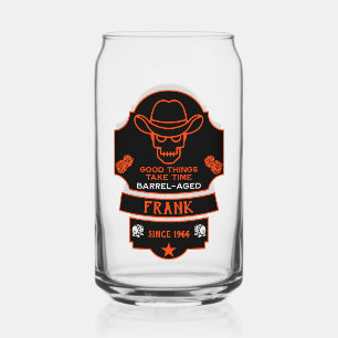 Verre Canette Au-Dessus De La Colline Vieillir