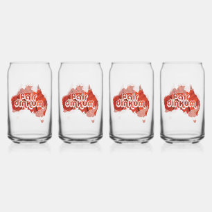 VERRE CANETTE AUSTRALIE FAIR DINKUM BBQ