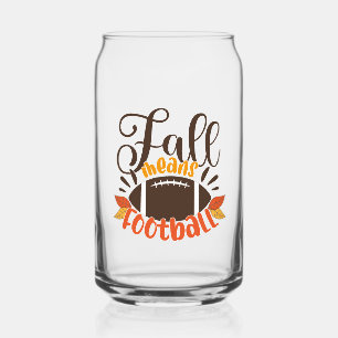 Verre Canette Automne signifie football