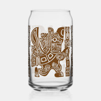 Aztec Eagle Guerrier Tribal Art antique