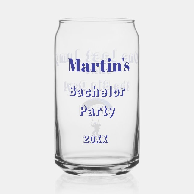 Verre Canette Bachelor Party Funny Adventure Thème (Recto)