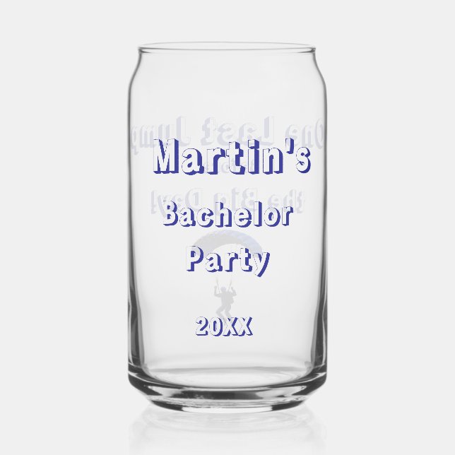 Verre Canette Bachelor Party Funny Adventure Thème (Recto)