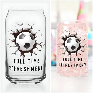 Verre Canette Balle de football moderne drôle inhabituelle perso