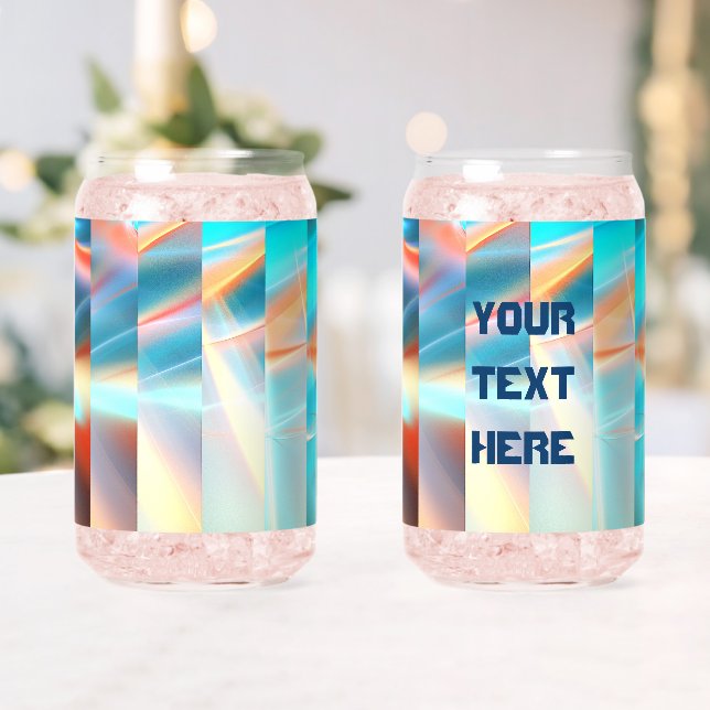 Verre Canette Bandes du coucher du soleil (Insitu (Mariage))