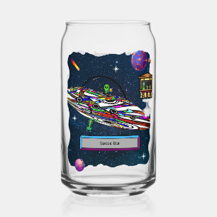 Verre Canette Bar alien de l'espace pour boire