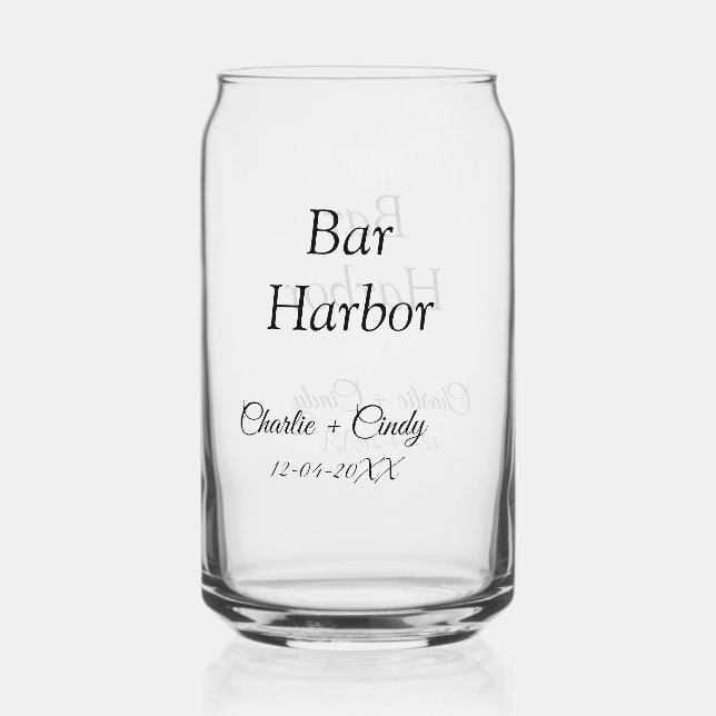 Verre Canette Bar Harbour bachelorée fête d'honneur mariage a (Recto)