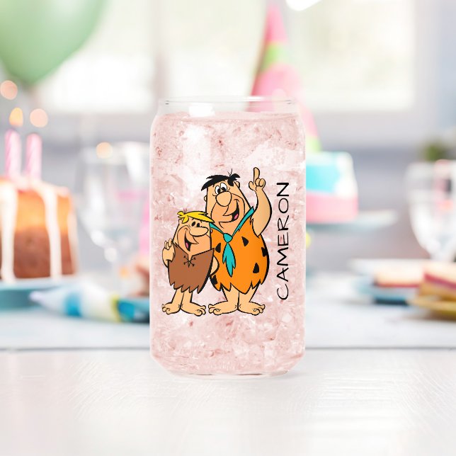 Verre Canette Barney Rubble et Fred Flintstone (Insitu (Anniversaire))