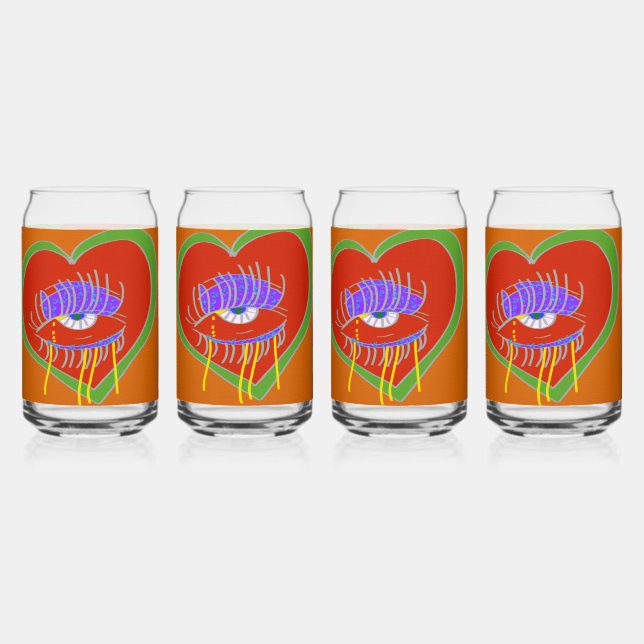 Verre Canette Beauty Is in the Eye of the Heart (Recto)