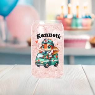 Verre Canette Bébé dragon dans une aventure ambulancière !