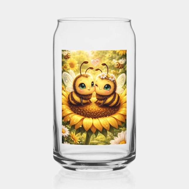Verre Canette BEE Mine Sunflower (Verso)