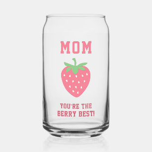 Verre Canette Berry Best Mom Strawberry