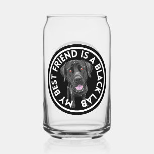 Verre Canette Best Friend Black Lab