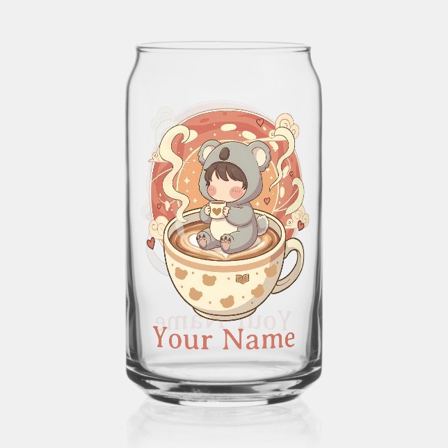 Verre Canette  Bestie Friendship Chibi Koala Gift Mug (Recto)