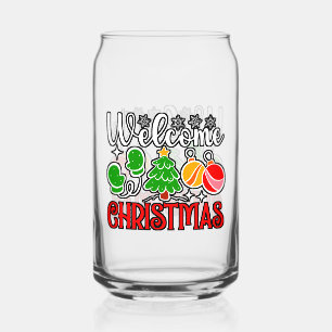 Verre Canette Bienvenue Noël-23758
