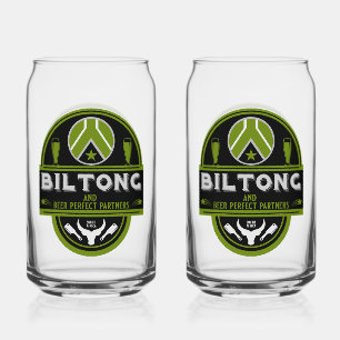 Verre Canette Biltong Et Bière