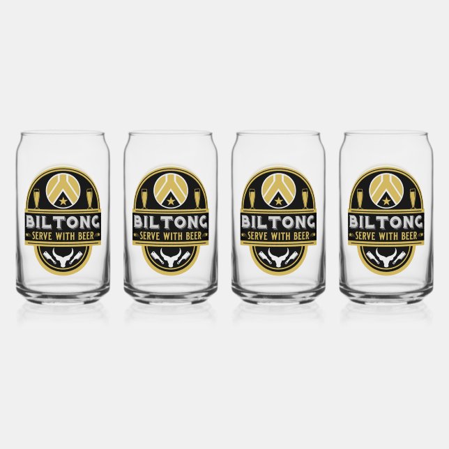 Verre Canette Biltong Et Bière (Recto)