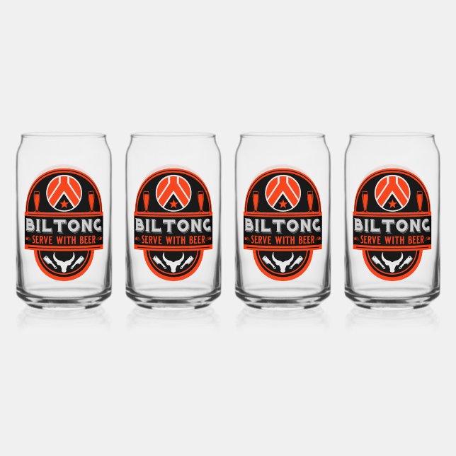 Verre Canette Biltong Et Bière (Recto)