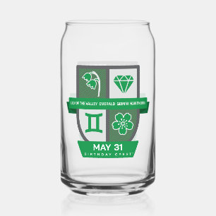 Verre Canette Blason d'anniversaire Gémeaux™ pour le 21-31 mai