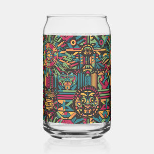 Verre Canette Bleu Ethérée "Soleil et Pyramides éclipsés" Can Gl