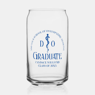 Verre Canette Bleu Ostéopathie Médicale