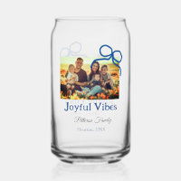 Blue bow joyful Vibes ajouter nom de famille photo