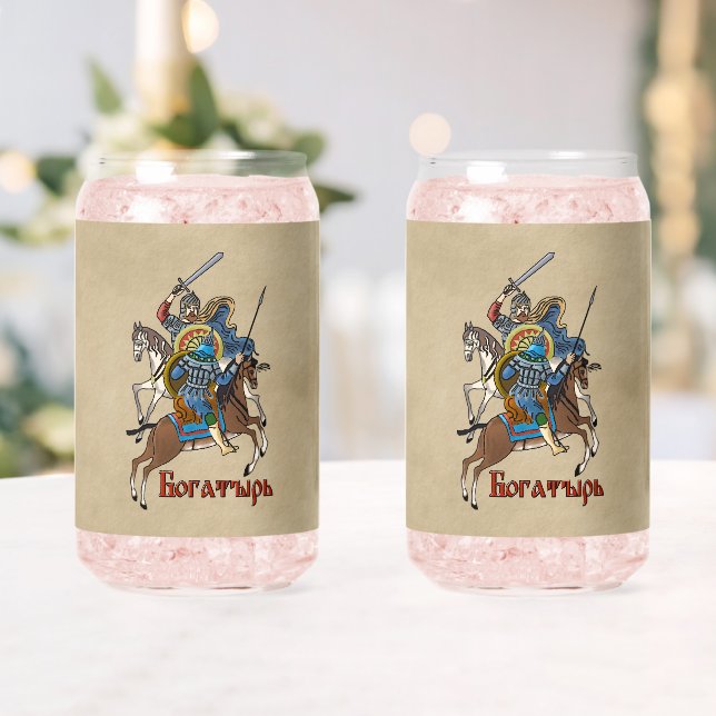 Verre Canette Bogatyr russe médiéval (Insitu (Mariage))
