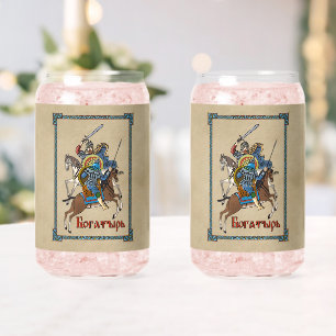 Verre Canette Bogatyr russe médiéval