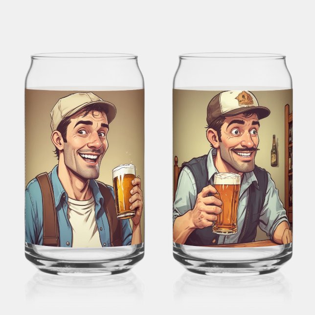 Verre Canette Boire de bière (Recto)