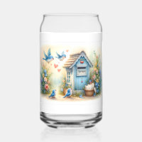 Boîte aux lettres Bleue de Lettres d'Amour Cottage