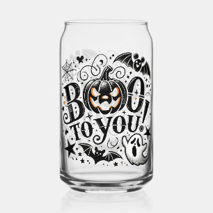 Verre Canette Boo To You Halloween Salutations