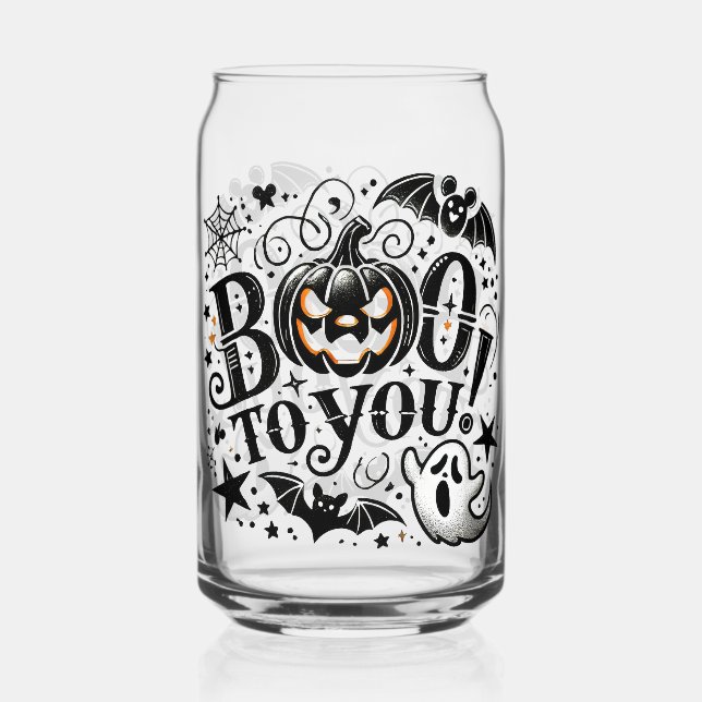 Verre Canette Boo To You Halloween Salutations (Recto)