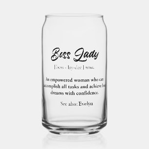 Verre Canette Boss Lady Mug - Un cadeau de femme, la confiance