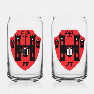 Verre Canette Bouclier Knights personnalisable