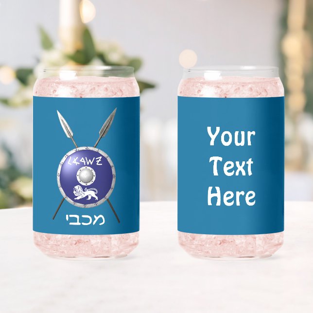Verre Canette Bouclier Maccabee Et Paroles (Insitu (Mariage))