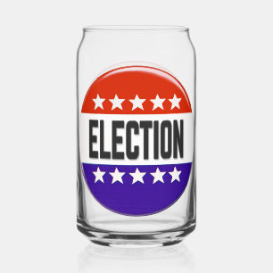 Verre Canette Bouton Élection
