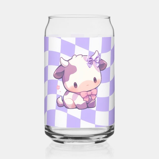 Verre Canette Bows & Bull's Cup (Recto)