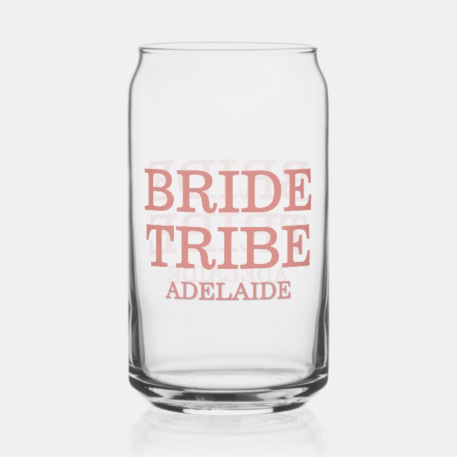 Verre Canette Bride Tribe Bridal Party Dusty Rose (Recto)