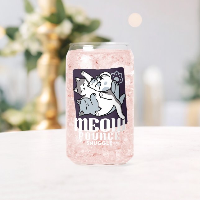 Verre Canette Brosse à lait - Chats à couchage mignon (Insitu (Mariage))