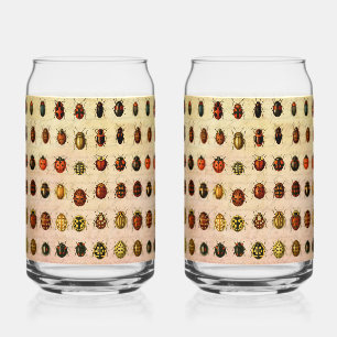 Verre Canette Bug d'insectes coccinelle de coccinelle