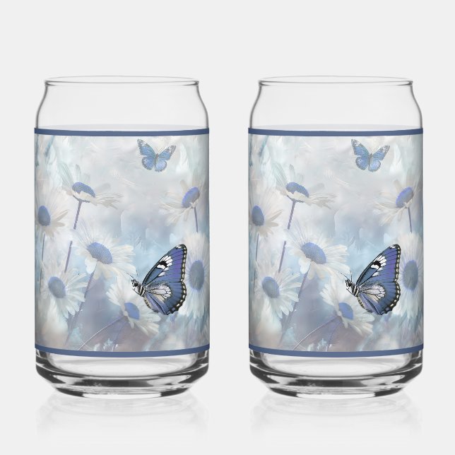 Verre Canette Butterfly Soda Glass (Recto)