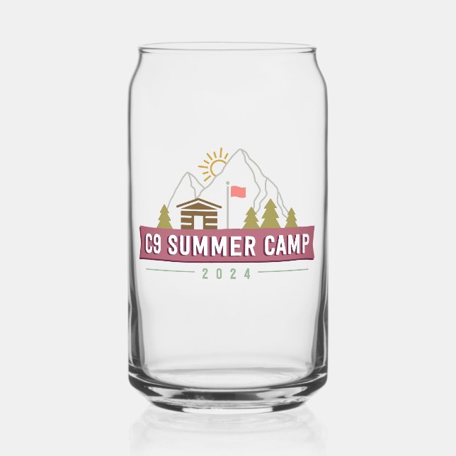 Verre Canette C9 Summer Camp 2024 Logo (Recto)