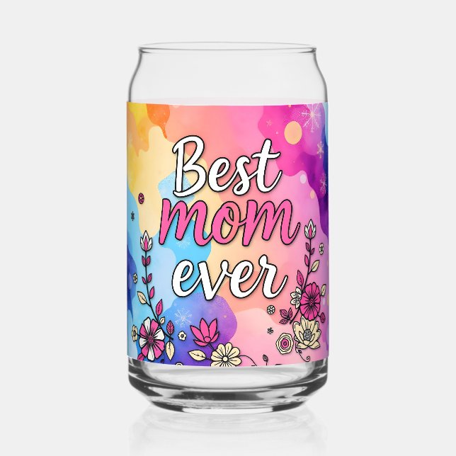 Verre Canette Cadeau Collection Floral tendance de luxe (Recto)