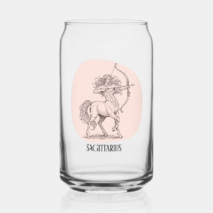 Verre Canette Cadeau d'anniversaire du zodiaque de novembre Sagi