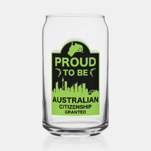 Verre Canette Cadeau de citoyenneté australienne