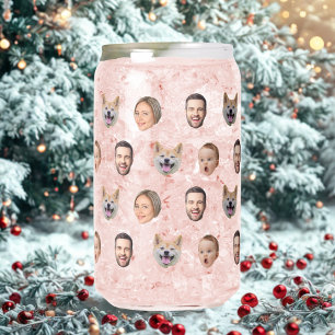 Verre Canette Cadeau de famille photo personnalisée, 4 photos vi