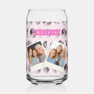 Verre Canette Cadeau Personnalisé de Nom Céleste avec Phase de L