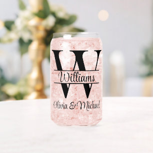 Verre Canette Cadeau personnalisé pour les invités de mariage M.